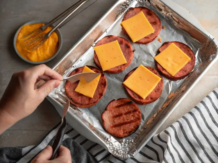 Fried Bologna Sandwiches