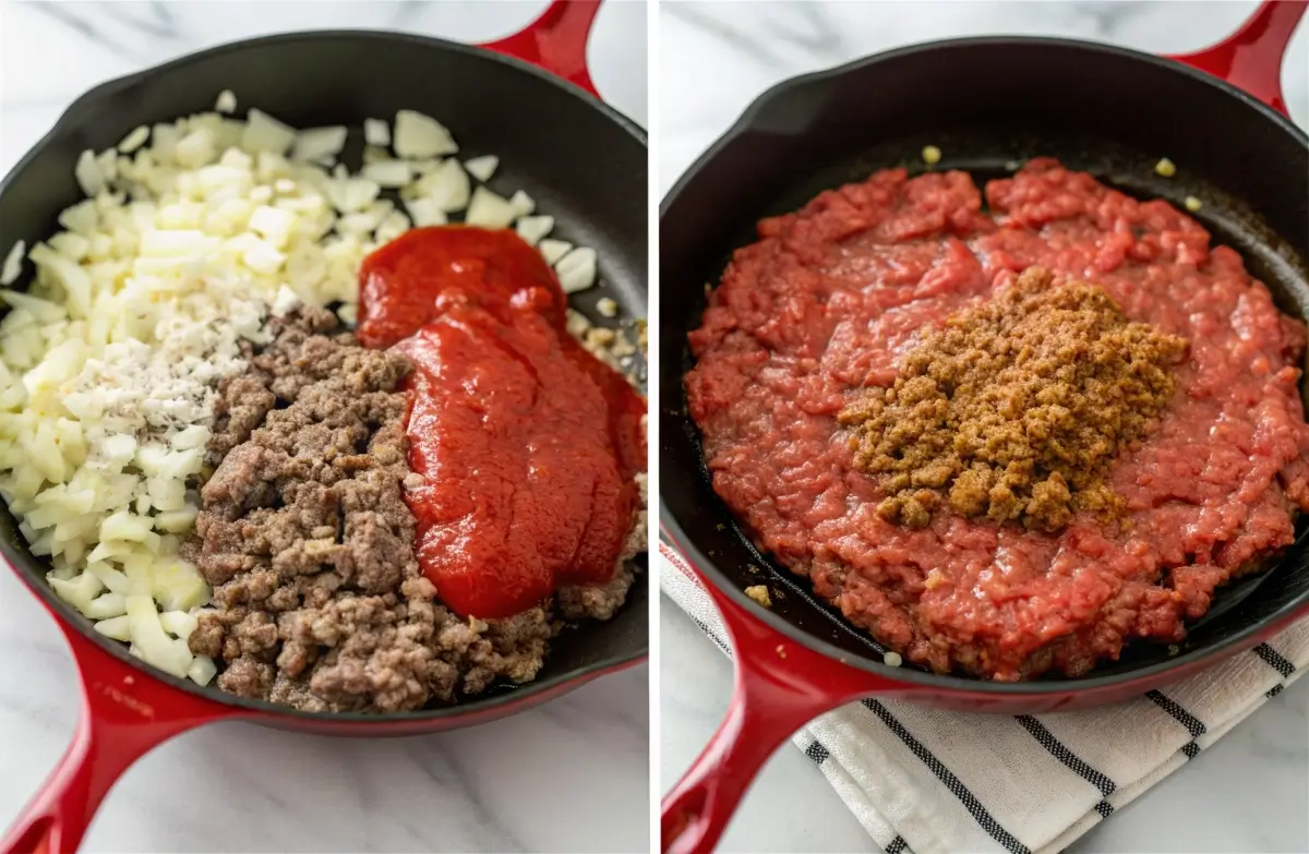 Pasta Shells with Ground Beef