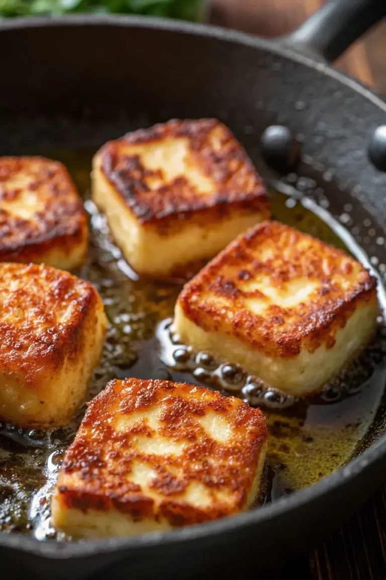 Simple 3-Ingredient Pan-Fried Halloumi
