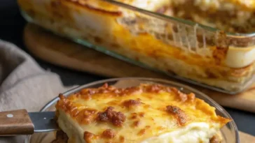 Bowl of stellini pasta with chicken, melted mozzarella cheese, and marinara sauce in a one-pot supper