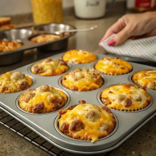 Sausage Muffins with Bisquick