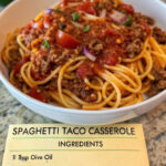 Spaghetti Taco Casserole