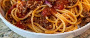 Spaghetti Taco Casserole