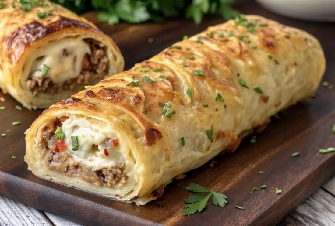 Cheeseburger Wraps Recipe