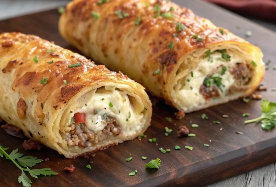 Cheeseburger Wraps Recipe