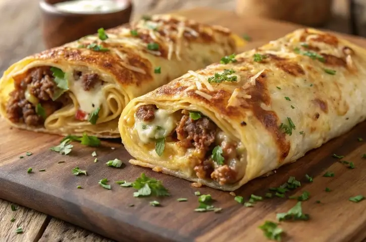 Cheeseburger Wraps Recipe