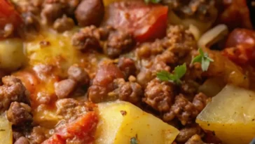 Slow Cooker Cowboy Casserole