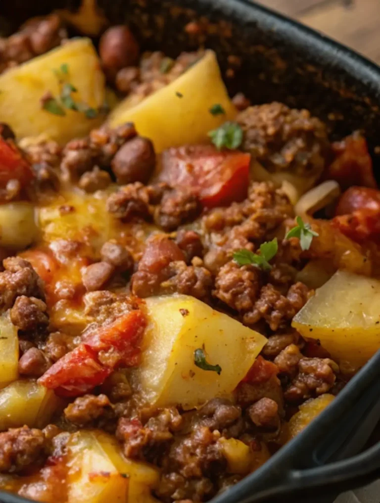 Slow Cooker Cowboy Casserole