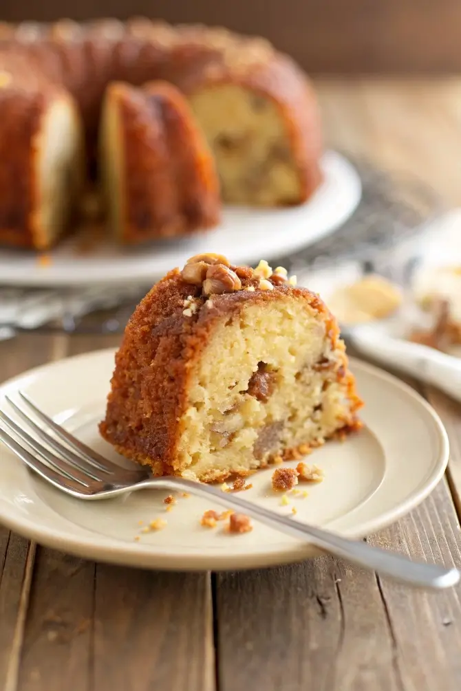 Slice of layered vanilla wafer cake showing cookie and pudding layers / Vanilla wafer cake in glass dish topped with whipped cream and berries / Close up of vanilla wafer cake texture showing soft cookie layers