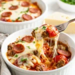Low Carb Crustless Pizza Bowl