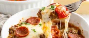 Low Carb Crustless Pizza Bowl
