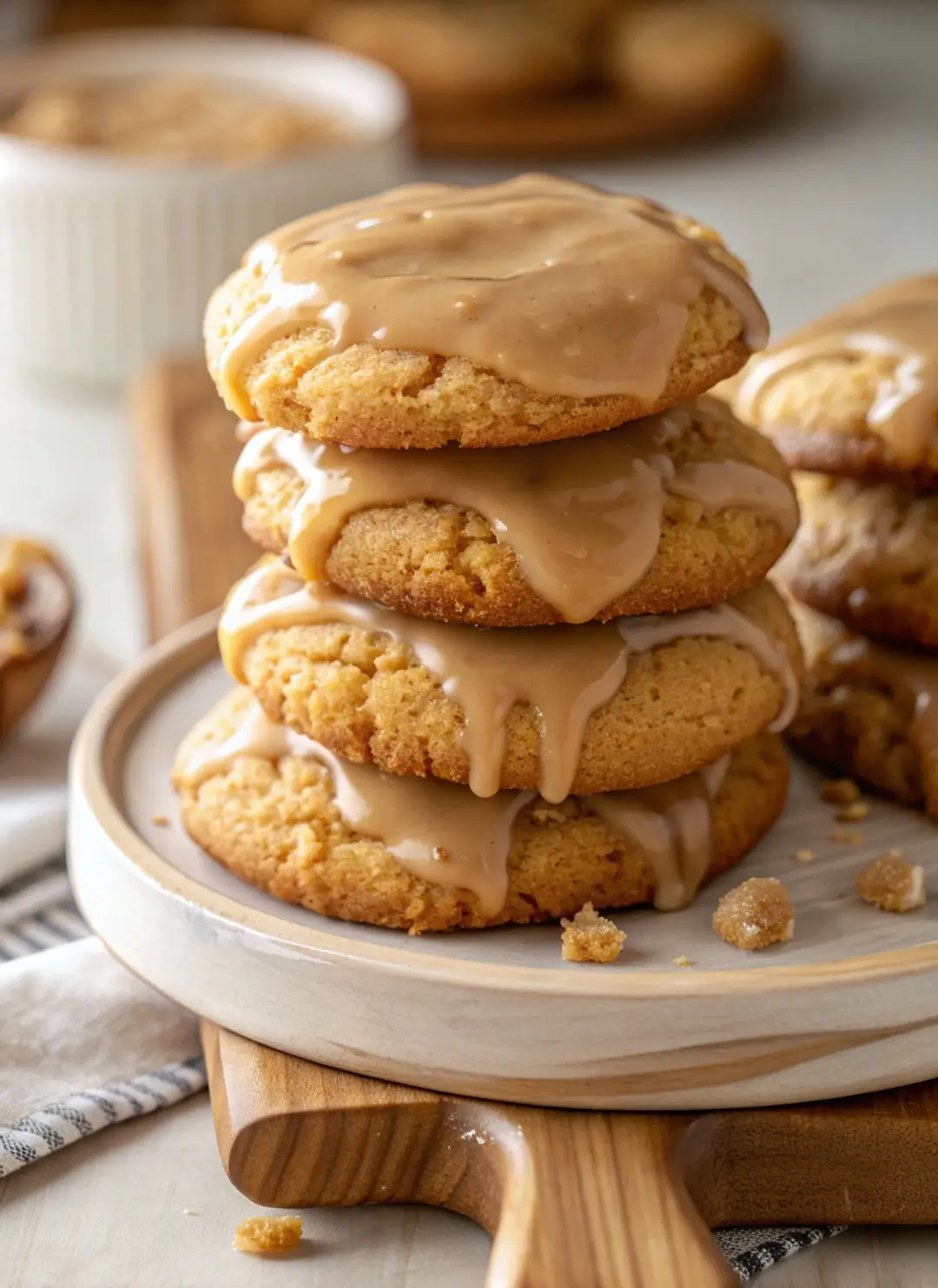 Maple cookies with maple icing