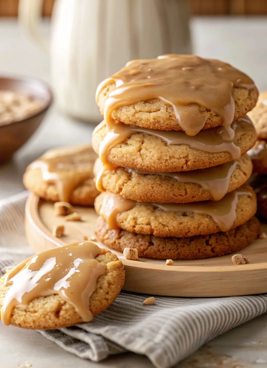 Maple cookies with maple icing