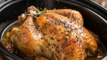 Slow Cooker Whole Chicken