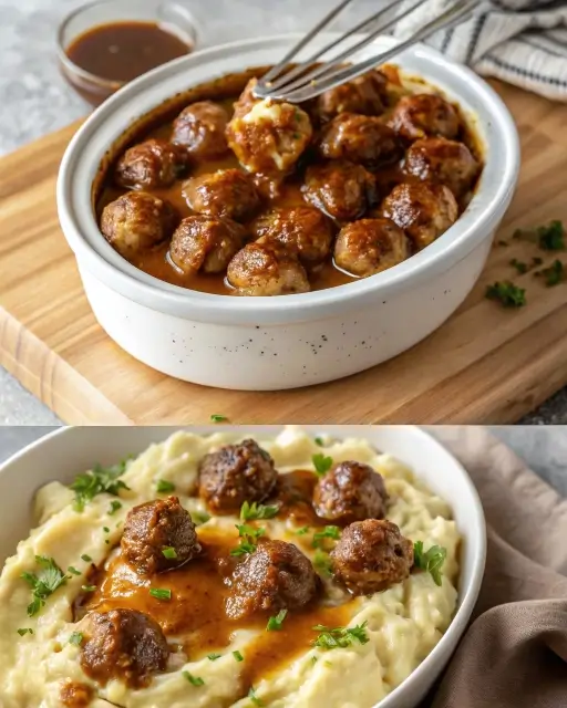 Cooker Salisbury Steak Meatballs