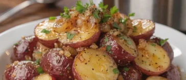 Slow Cooker Onion Butter Potatoes