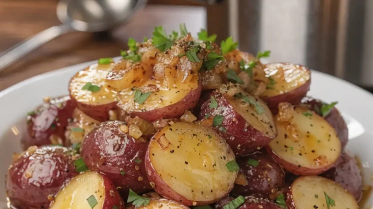 Slow Cooker Onion Butter Potatoes