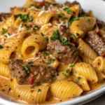 Creamy Paprika Steak Shells