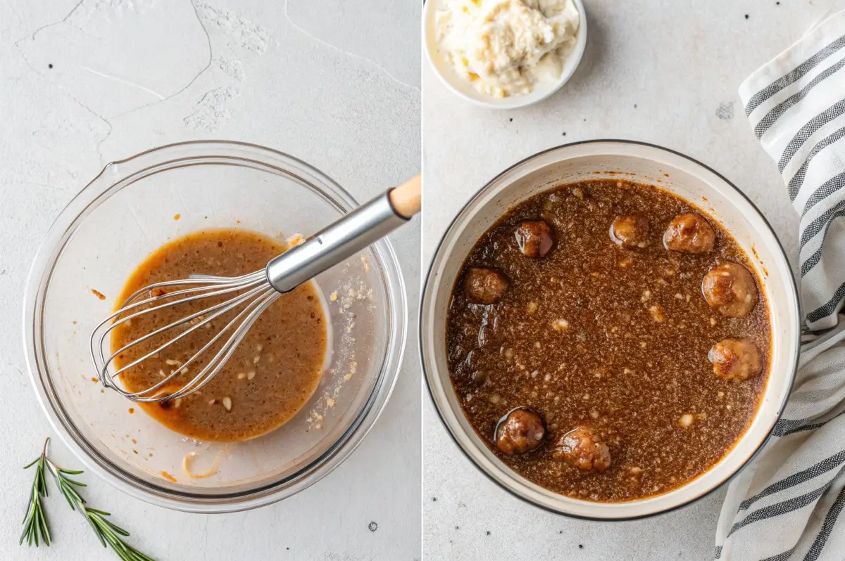 Cooker Salisbury Steak Meatballs