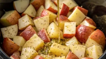 Slow Cooker Italian Herb Potatoes