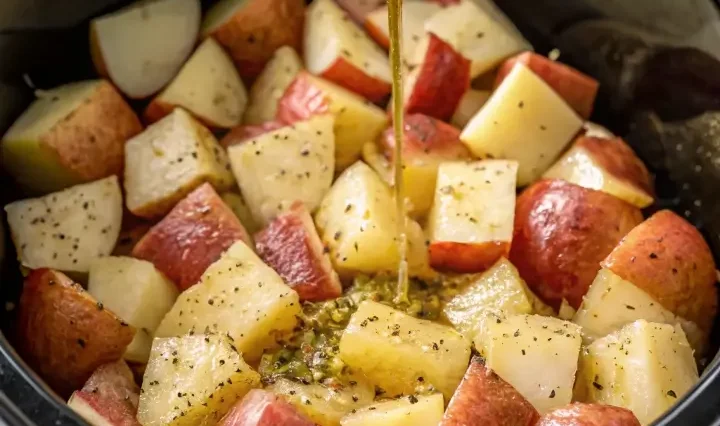 Slow Cooker Italian Herb Potatoes