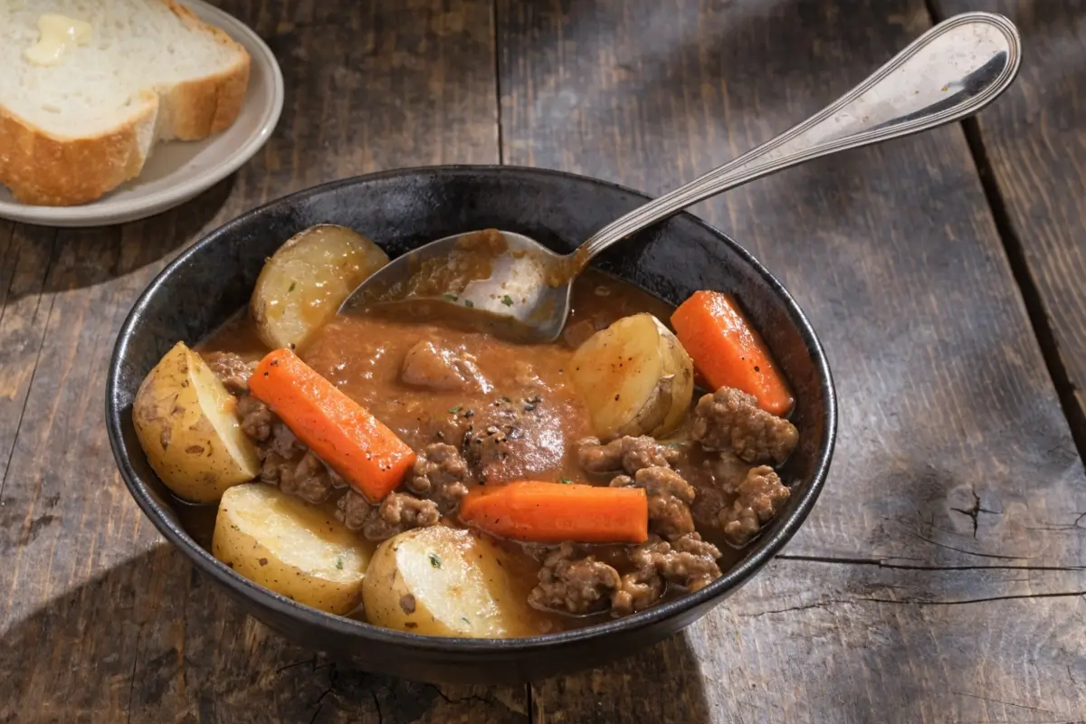 Slow Cooker Poor Man’s Stew