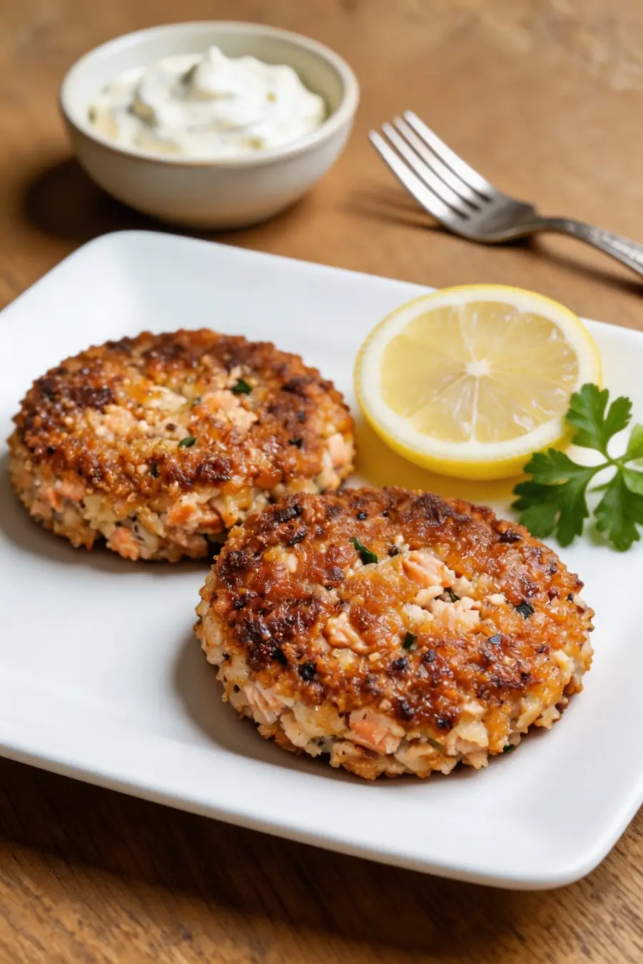 low carb salmon patties, 3 ingredient salmon patties, keto salmon patties, canned salmon recipe, easy salmon cakes, no breadcrumb salmon patties, quick low carb dinner 