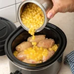 Dump cream style corn
