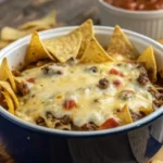 Hot Sausage Beer Cheese Dip