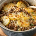 Slow Cooker 4-Ingredient Hamburger Potato Casserole