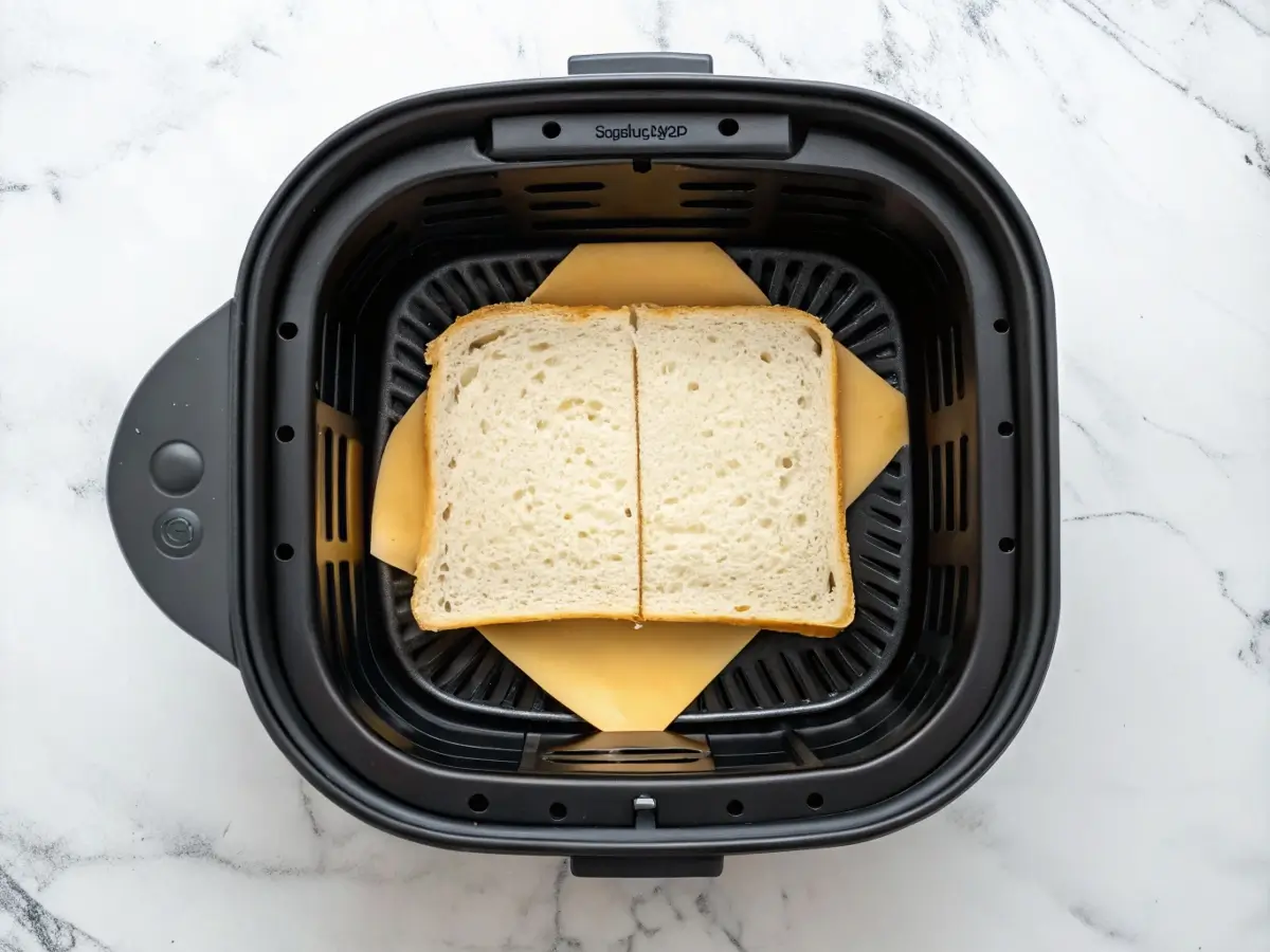 Air Fryer Grilled Cheese