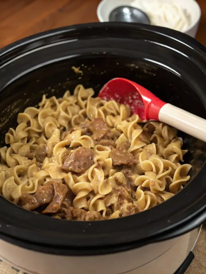3-Ingredient Slow Cooker Beef Stew