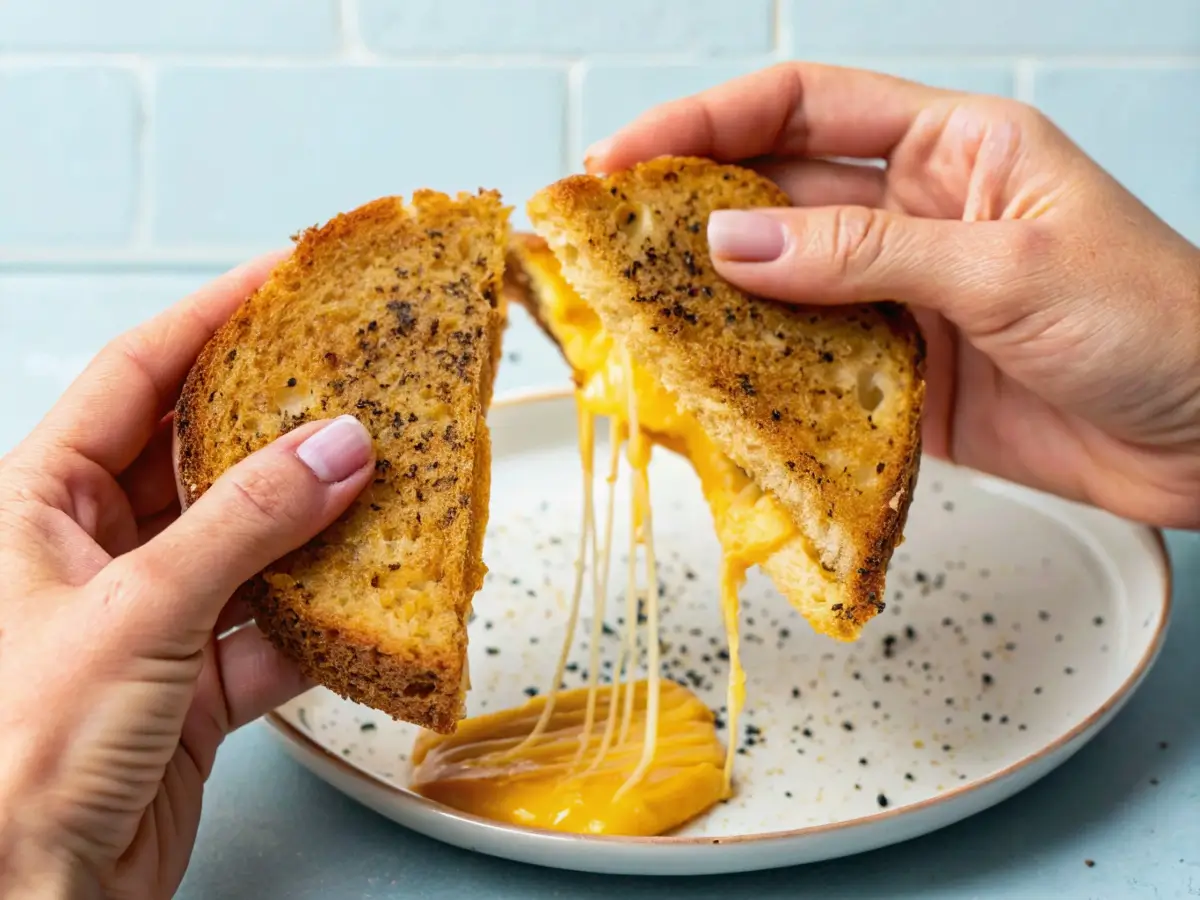 Air Fryer Grilled Cheese