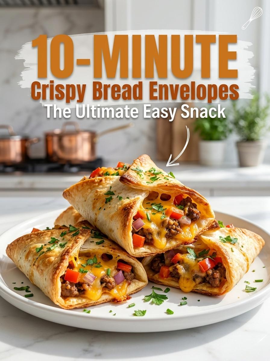 I Made These Crispy Bread Envelopes