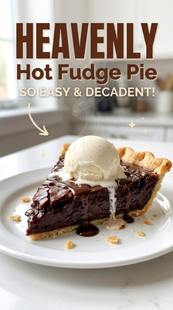 This hot fudge pie is barely more effort than a box of brownies and a hundred times more impressive. One bowl, 25 minutes, and the center stays gooey.