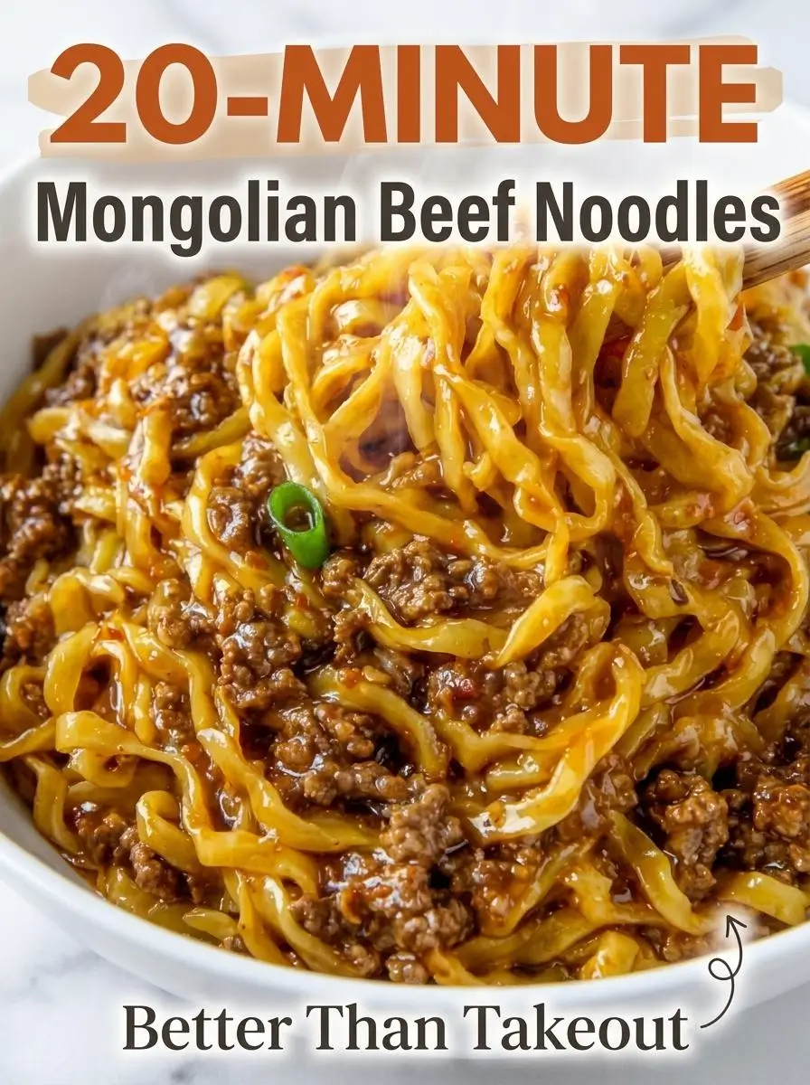 Mongolian ground beef noodles come together in 25 minutes and cost about $8-10 to feed four, using soy sauce, hoisin, and pantry staples.