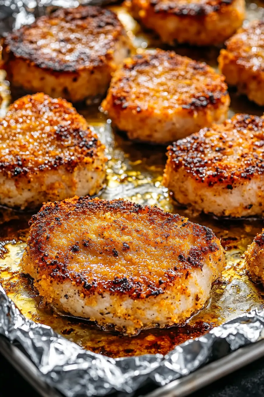 Golden roasted potato rounds topped with melted sharp cheddar and chives on a baking sheet