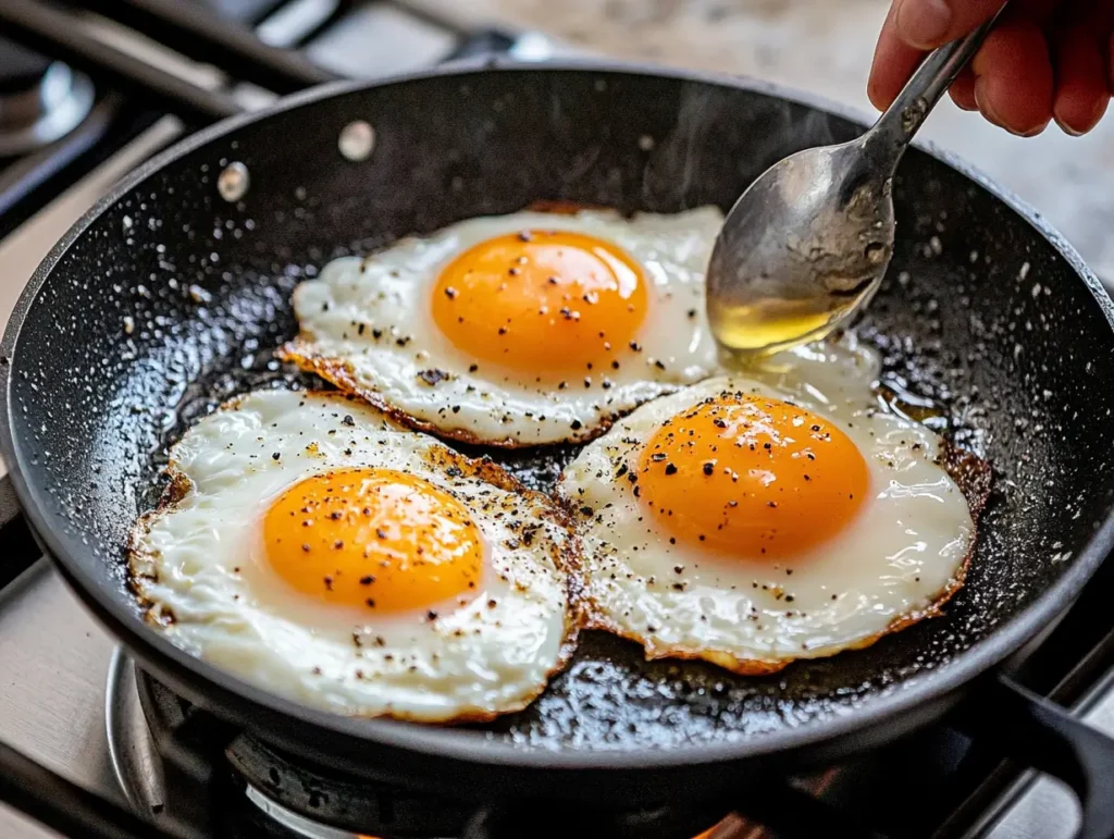 Fry the eggs
