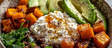 sweet-potato-cottage-cheese-bowls-hot-honey