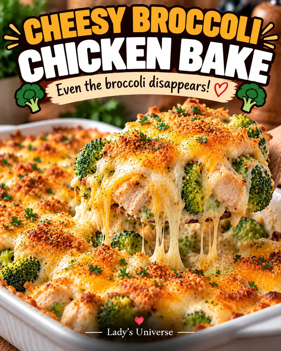 Cheesy Broccoli Chicken Bake