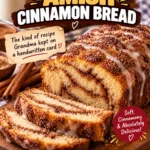 Cozy Amish Cinnamon Bread Recipe Card