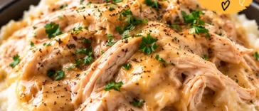 Creamy Crockpot Chicken & Gravy