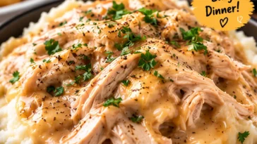 Creamy Crockpot Chicken & Gravy
