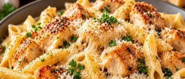 Garlic Parmesan Chicken Pasta Feast