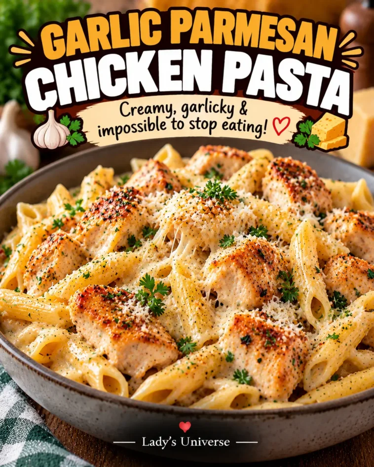 Garlic Parmesan Chicken Pasta Feast