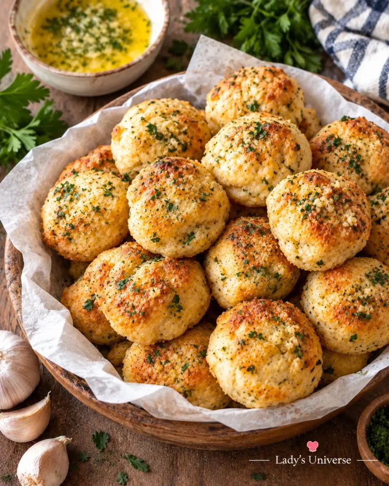 Golden Garlic Herb Biscuit Bites-1