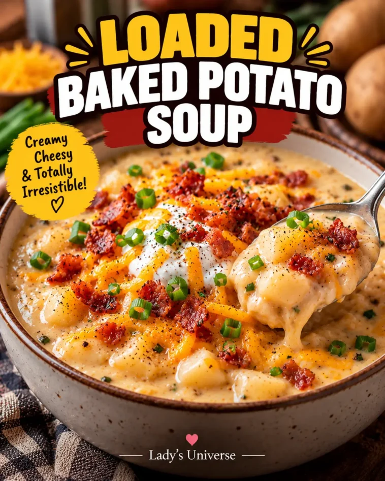 Loaded Baked Potato Soup Delight
