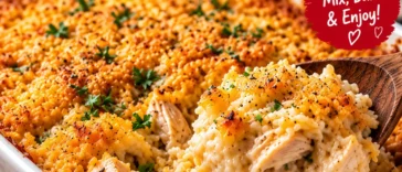 No-Peek Chicken & Rice Casserole – Easy One-Dish Dinner